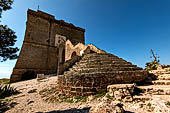 Torre dell' Alto, (1569) parte di un sistema di protezione della costa dagli attacchi di pirati e Saraceni. Parco naturale di Porto Selvaggio, Puglia, Salento.
